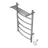 Полотенцесушитель электрический AZARIO VERONA 500/800 5 секций, с полкой, диммер справа, хром (AZ048