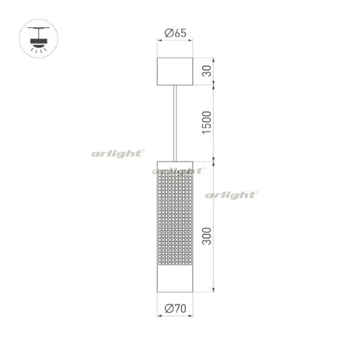 Подвесной светильник Arlight 033680