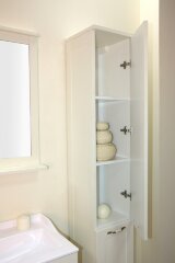 Пенал напольный AQUATON Леон Дуб белый (1A187903LBPS0)