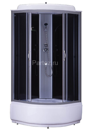 Душевая кабина Loranto CS-6680G 80х80х215, поддон 40 см