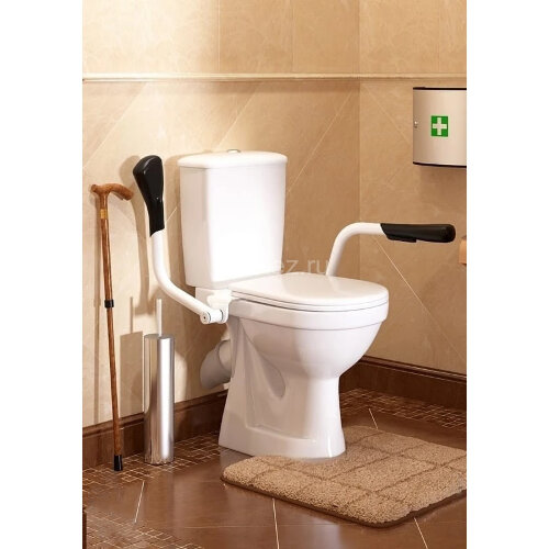 Унитаз-компакт Персона Премиум с двойным опорным поручнем, сиденье полипропилен, белый (42301120005)