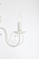 Подвесная люстра Eurosvet 60018/3 белый с золотом