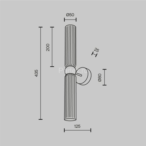 Бра Maytoni MOD302WL-02CG1