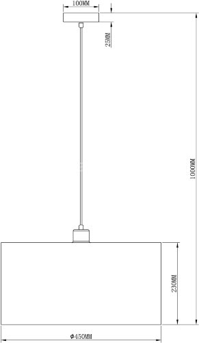 Подвесной светильник Moderli V2733-1P