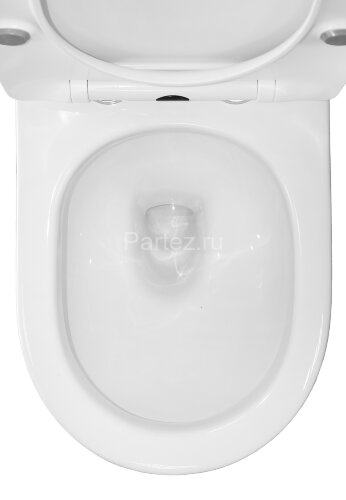 Унитаз-компакт AZARIO Ambra 645x370x815 напольный, безободковый, в комплекте сиденьем микролифт (AZ-