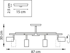 Потолочная люстра Lightstar LR718408