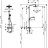 26791000 Croma Select 280 Air 1jet Showerpipe с однорычажным смесителем