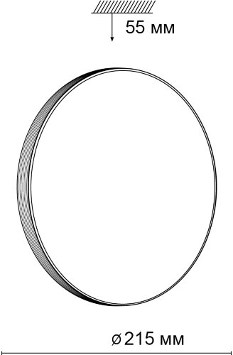 Настенно-потолочный светильник Sonex 3066/AL