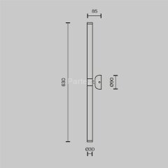 Бра Maytoni MOD106WL-L16B3K
