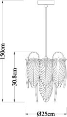 Подвесной светильник Arte Lamp A4052SP-1SG