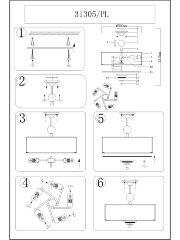 Потолочная люстра Newport 31305/PL