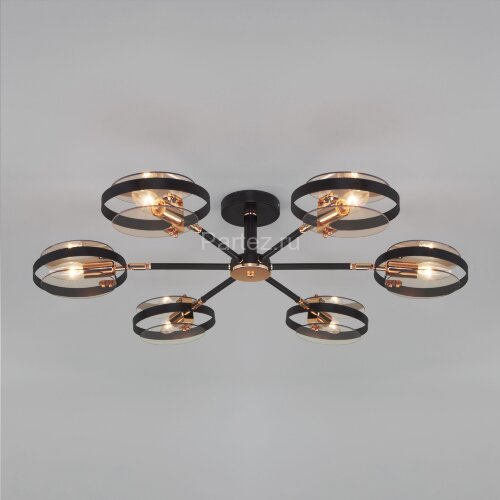 Потолочная люстра Eurosvet 70121/6 черный