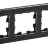 Рамка 3-м BRITE РУ-3-1-БрЧ металл черн. IEK BR-M32-M-K02