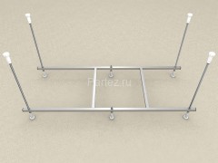 Каркас к ваннам серии Azario LILIANA 170 / EMILIA 170 сборный, шпильки, алюминий/сталь (AV.0011170K)