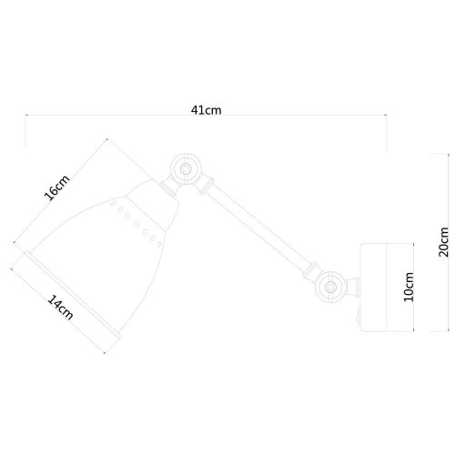 Бра Arte Lamp A2054AP-1AB