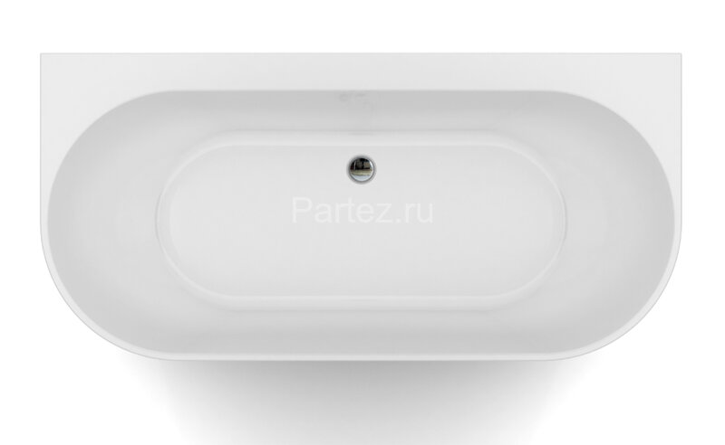 Ванна акриловая Azario BRADFORD 1800х800х580 пристенная, в комплекте с сифоном и металлической рамой