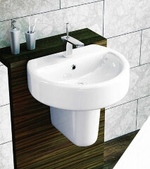 Полупьедестал для раковины Sanita Luxe Best Luxe белый (BSTSLSP01)