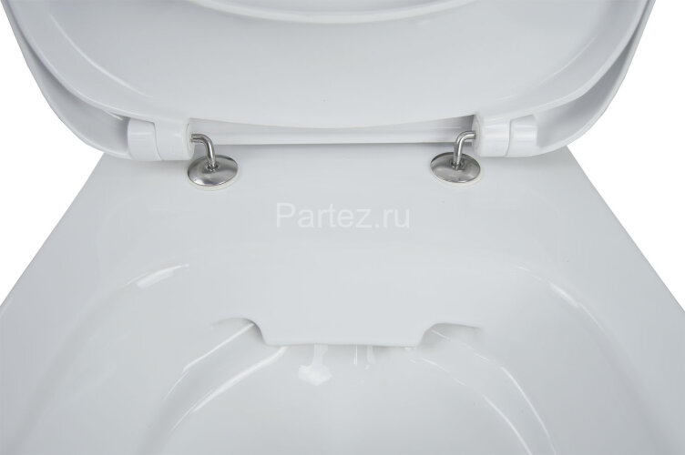 Унитаз-компакт Керамин Альбано R 350х640х840 с жестким сиденьем, с двухрежимной спускной арматурой и