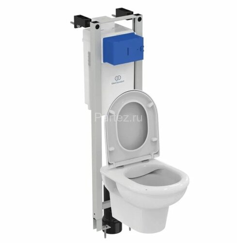 Комплект инсталляции Ideal Standard Exacto с крышкой-сиденьем микролифт (X022601)