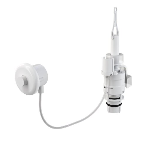 Кнопка пневматического смыва на расстоянии, ручное управление, белый. Alcadrain (MPO10)