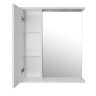 Зеркало-шкаф Loranto София 60 левый 600х700х155 без светильника, белый (CS00077140)