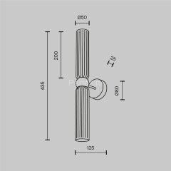 Бра Maytoni MOD302WL-02W1