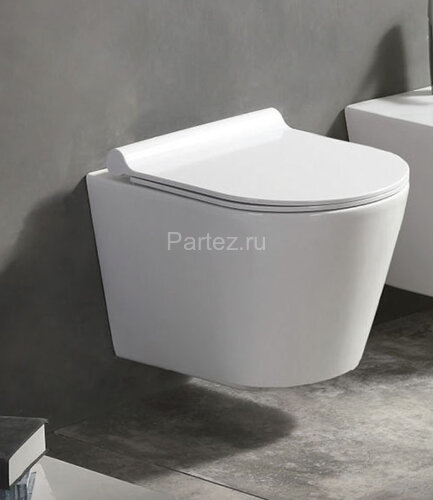 Сет AZARIO NEW Инсталляция для подвесного унитаза 3/6л + Подвесной унитаз NOVA безободковый, с быстр