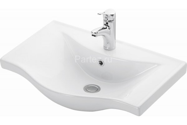 Раковина накладная Lapino BASIC 55X45X17,5, белая (7055)