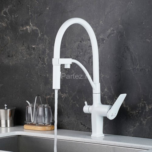 Смеситель Lemark Bronx LM3761MW для кухни с подключением к фильтру с питьевой водой