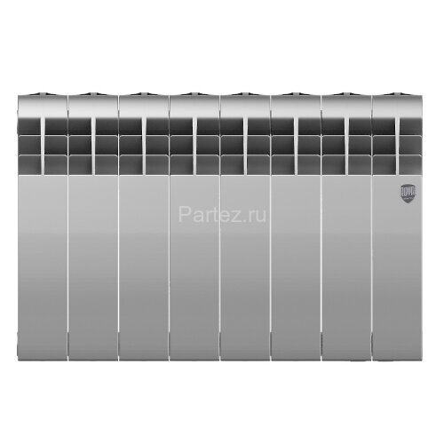 Биметаллический радиатор Royal Thermo BiLiner Silver Satin 350/87-10