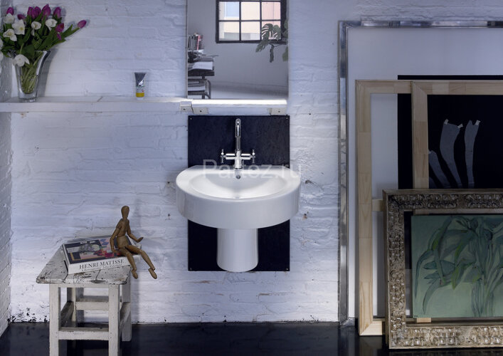 Z HAPPENING Раковина 580x490х155 мм б/пьед., отв.п/смесит.