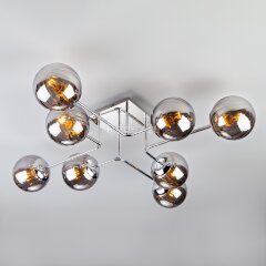 Потолочная люстра Eurosvet 30140/8 хром