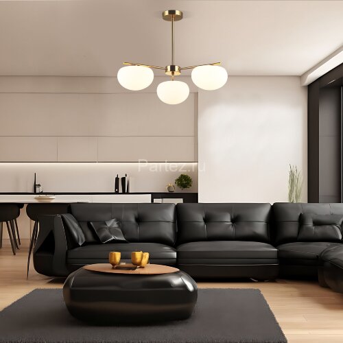 Потолочная люстра Eurosvet 30190/3 латунь