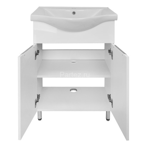 Комплект тумба Стиль- 60 600х850х280 с раковиной Basic 60 (CS00070300)