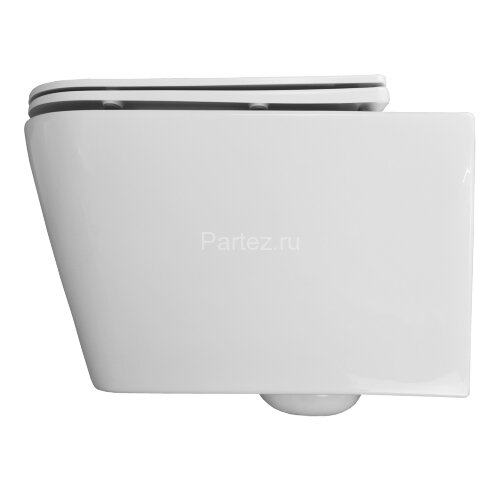 Унитаз подвесной Azario BOCA 360х510х350 безободковый, c сиденьем микролифт (AZ-1048 A)