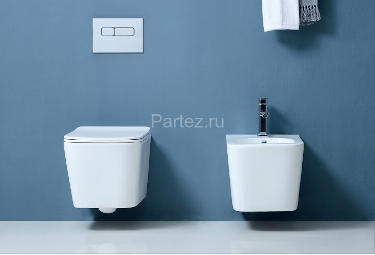 Унитаз подвесной Azario BOCA 360х510х350 безободковый, c сиденьем микролифт (AZ-1048 A)