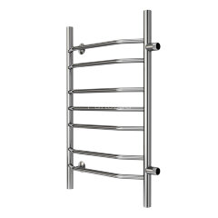 Полотенцесушитель водяной AZARIO RAVENNA 500/800 7 секций, боковое подключение, 1", хром (AZ07558)
