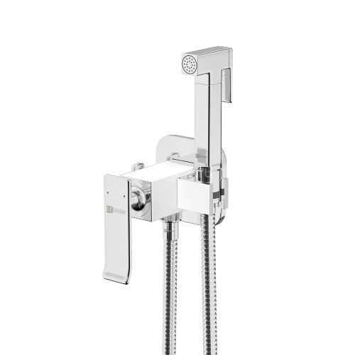 Смеситель Lemark Contest LM5820CW с гигиеническим душем, встраиваемый