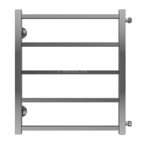Полотенцесушитель водяной AZARIO ANCONA 500/600 квадрат, 5 секций, боковое подключение, 3/4", хром (