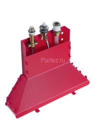 Hansgrohe 13437180 Скрытая часть монтаж смесителя на 3 отверстия на край ванны, 1/2