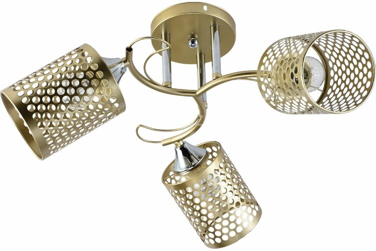 Потолочная люстра Reluce 01322-0.3-03 MATT GOLD+CR