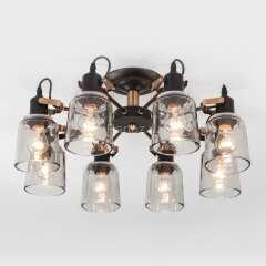 Потолочная люстра Eurosvet 70111/8 черный