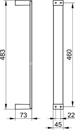 Полотенцедержатель вертикальный Keuco Edition 11 для 6 гостевых полотенец, хром (11170010000)