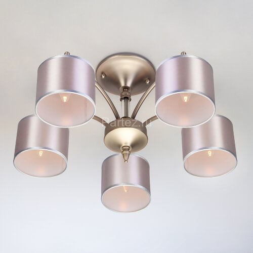 Потолочная люстра Eurosvet 60080/5 сатин-никель