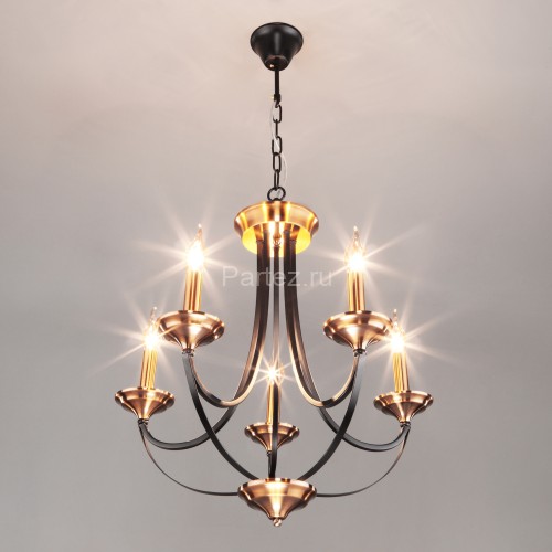 Подвесная люстра Eurosvet 60098/5 черный