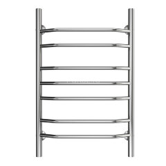 Полотенцесушитель водяной AZARIO RAVENNA 500/800 7 секций, нижнее/диагональное подключение, 1/2", хр