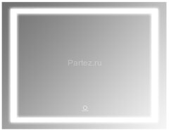 Зеркало AZARIO Alysa 800х600 с подсветкой, сенсорный выключатель с функцией диммера (AZ-Z-046-1CS)