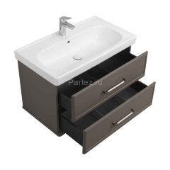 Тумба под раковину Aquaton Нео Классика 85 2 ящика, мускат (1A286301NCR30)