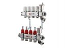 Коллекторная группа НЕРЖ. с расходомерами в сборе 1"х2х3/4"EK VALTEC