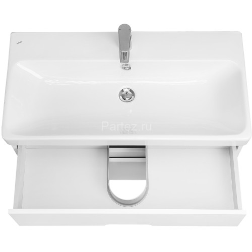 Тумба под раковину Aquaton Оливия 90 подвесная, цвет белый матовый (1A254401OL010)